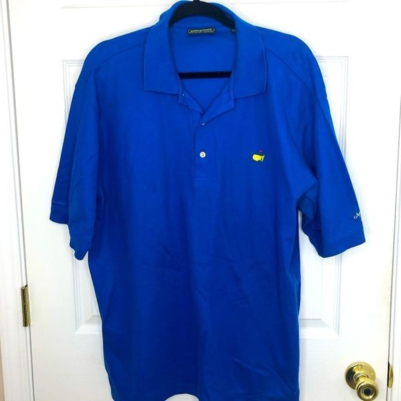 Masters Other - Maters Collection royal blue shirt sleeve polo shirt size XL